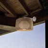 Bover zunanja stenska svetilka Fora A, naravna bela/bež, O 50 cm, E27 - Dizajn - naravna bela, bež - Aluminij