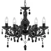 Searchlight 1455-5BK - Luster na lancu MARIE 5xE14/40W/230V