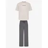 Penti Dolga pižama Pyjama-Sets antracit