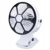 Brezžični aku. 1200mAh LED ventilator s sponko USB bel