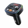 FM Transmitter FIREBIRD by ADDA FM-001-RGB, Ambient Tune, Bluetooth 5.0, 2xUSB-A, crni