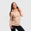GymBeam Ženski duks PRO Hoodie Sand