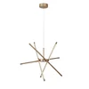 Rabalux Visilica Henli2, LED, 40W, 3000K, 66x66cm, Zlatne boje