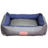 Pet Line Krevet za pse, 100x80cm, Sivo-teget