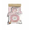 Set posteljine za bebe PH117 u prahu beli i roze boje
