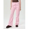 Sinsay - Flare pantalone - pastelno roze