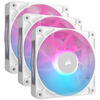 Corsair RX iCue Link RX120 RGB ventilator, 120mm, Triple Fan Kit, bel