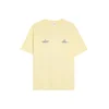 Bershka Majica temno modra / svetlo rumena
