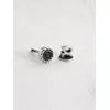 REYTEL Uhan REEKS. BLACK STONE srebrna