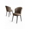 HANAH HOME Set stolica (4 dela) Risa Cappuccino Black