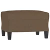 Vidaxl Stolček za noge rjav 60x50x41 cm blago