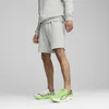 Mens Puma x HYROX Sweat Shorts, Gray, Size M, Clothing