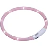Nobby varnostna LED ovratnica Puppy, roza - do 45 cm