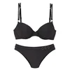LASCANA Bikini zlata / črna