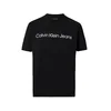 Calvin Klein Jeans Majica črna / bela