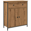 Komoda boja hrasta artisan 70x30x80 cm od konstruiranog drva