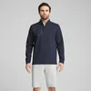 Mens Puma CLOUDSPUN Tech Quarter Zip Golf Top, Blue, Size XXL, Clothing