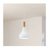 Eglo 901177 - Luster na sajli SABINAR 1xE27/60W/230V O18 cm, bela