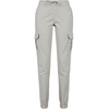 Womens Cargo Jogging Pants High Waisted Concrete
