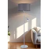 Podna lampa Devin, Siva