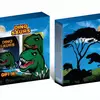 Dinosaurs set kupka 300ml i sunđer za kupanje