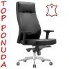 MB Stolice - Radna fotelja B 990 Prirodna koža crna