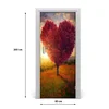 tulup.si Samolepilni tapete na vratih Srce drevo 85x205 cm