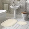 Lessentiel Maison Set prostirki za kupatilo Pineapple, 2 komada, 55x65 cm i 65x115 cm, Krem