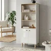 Hanah Home polica za knjige Vesta, 69,9 cm, hrast Sapphire / bela