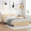vidaXL Konstrukcija postelje Sonoma 137 x 190 cm Konstruiran les