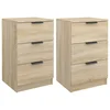 Vidaxl Nočne omarice 2 kosa sonoma hrast 40x36x65 cm