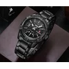 Naviforce 9117M Black muški sat sa metalnom narukvicom