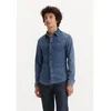 Levis za moške. 86625-0052 Battery Housemark Slim Fit Shirt blue (XS), Modra, Priložnostno, Bombaž, Dolg rokav