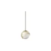 Ideal Lux - Luster na sajli BLOOM 1xE27/42W/230V prečnik 17 cm zlatna/dimljeno bež