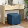 vidaXL Stolica Modra 41 x 41 x 40 cm Tkanina in obdelano les