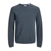 JACK & JONES Pulover JJEHill pegasto siva