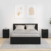 Noćni ormarići 2 pcs Crna 30,5 x 30 x 43 cm Konstruirano drvo