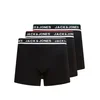 Jack & Jones bokserice Jacsway Solid 3 pack za muškarce, crne
