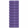 Vidaxl vidaXL Brisače za goste 10 kosov vijolične 360 gsm 100 % bombaž