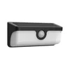 LED solarno zidno svetlo sa senzorom LINK LED/5W/3,7V IP65 crna