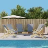 Ručnici za plažu 6 kom sivi 60 x 135 cm od tkanine 400 GSM