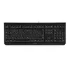 CHERRY KC-1000 Tastatura, Membranska, Žično povezivanje, USB, Crna
