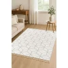 Conceptum Hypnose Tepih Bukle 1407, 100x150 cm, Bijeli