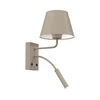 Zidna lampa ARDEN 1xE27/15W/230V + 1xG9/8W bež