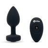 b-Vibe Vibrating Jewel Plug M/L Black Diamond
