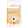 Nedis CCGB89011ME network coupler, CAT6, shielded, RJ45 female, Metal