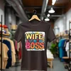 Camiseta Majica sa štampanim printom Cam 892, Ženska, Čokolada