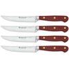 Noži za zrezke CLASSIC COLOUR, set 4, 12 cm, ruj rdeč, Wüsthof