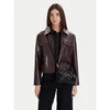 Usnjena torbica Tommy Hilfiger črna barva, AW0AW18306