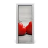 tulup.si Samolepilni tapete na vratih Heart na lesu 85x205 cm